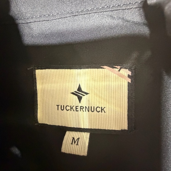 Tuckernuck Metallic Floral Jacquard High Neck Blouse – Size M - Picture 6 of 7